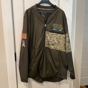 Nike Carolina Panthers USA Green Camo Pull Over